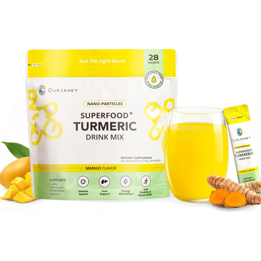 Polvo De Cúrcuma Nano Sabor Mango 35 Veces Más Potente Que Pastillas