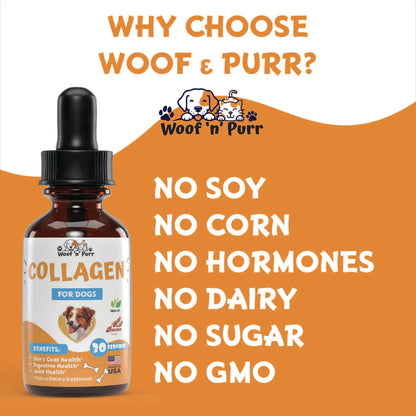 Colágeno Líquido Para Perros Mejora Piel Pelaje Y Articulaciones 500 Ml