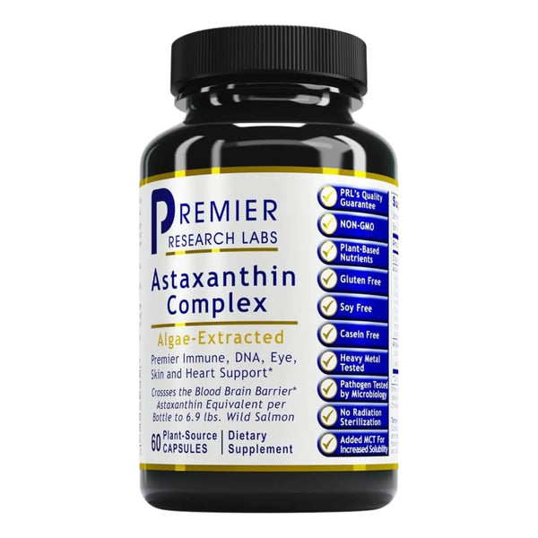 Astaxantina 4 Mg Capsulas Antioxidantes De Algas 60 Unidades Premier Research Labs