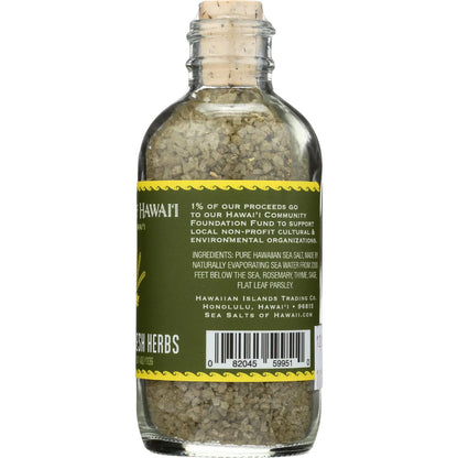 Sal Marina Hawaiana Con Hierbas Frescas 113g Sabor Intenso