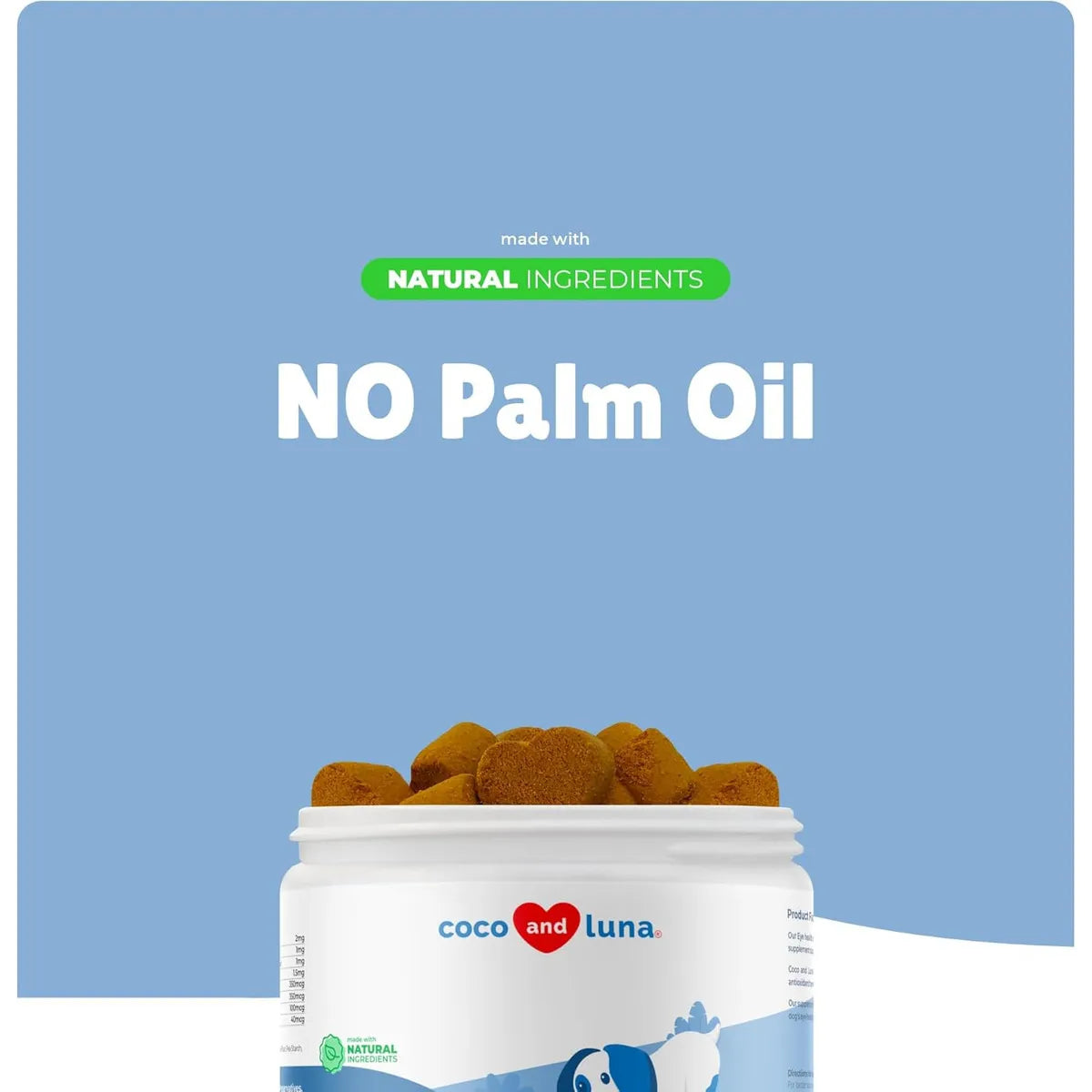 Apoyo Ocular Para Perros 90 Masticables Suaves Omega 3 Salud Visual