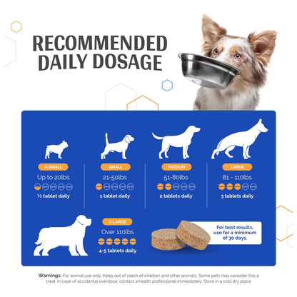 GlycanAid Maintenance Nutricion Articular Para Perros 150 Tabletas Masticables