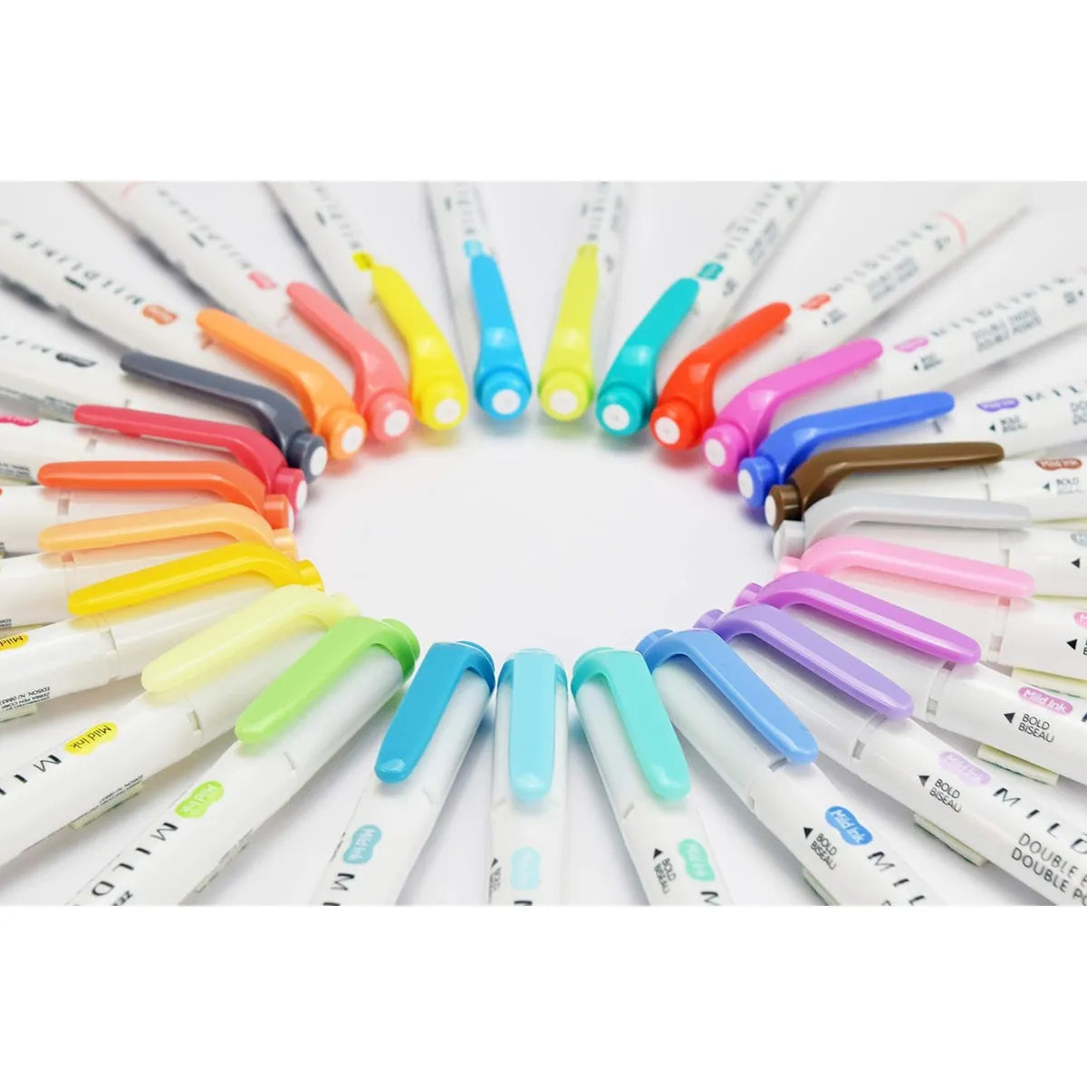 Rotuladores Mildliner Zebra Pen 25 Unidades Punta Doble Colores Vibrantes