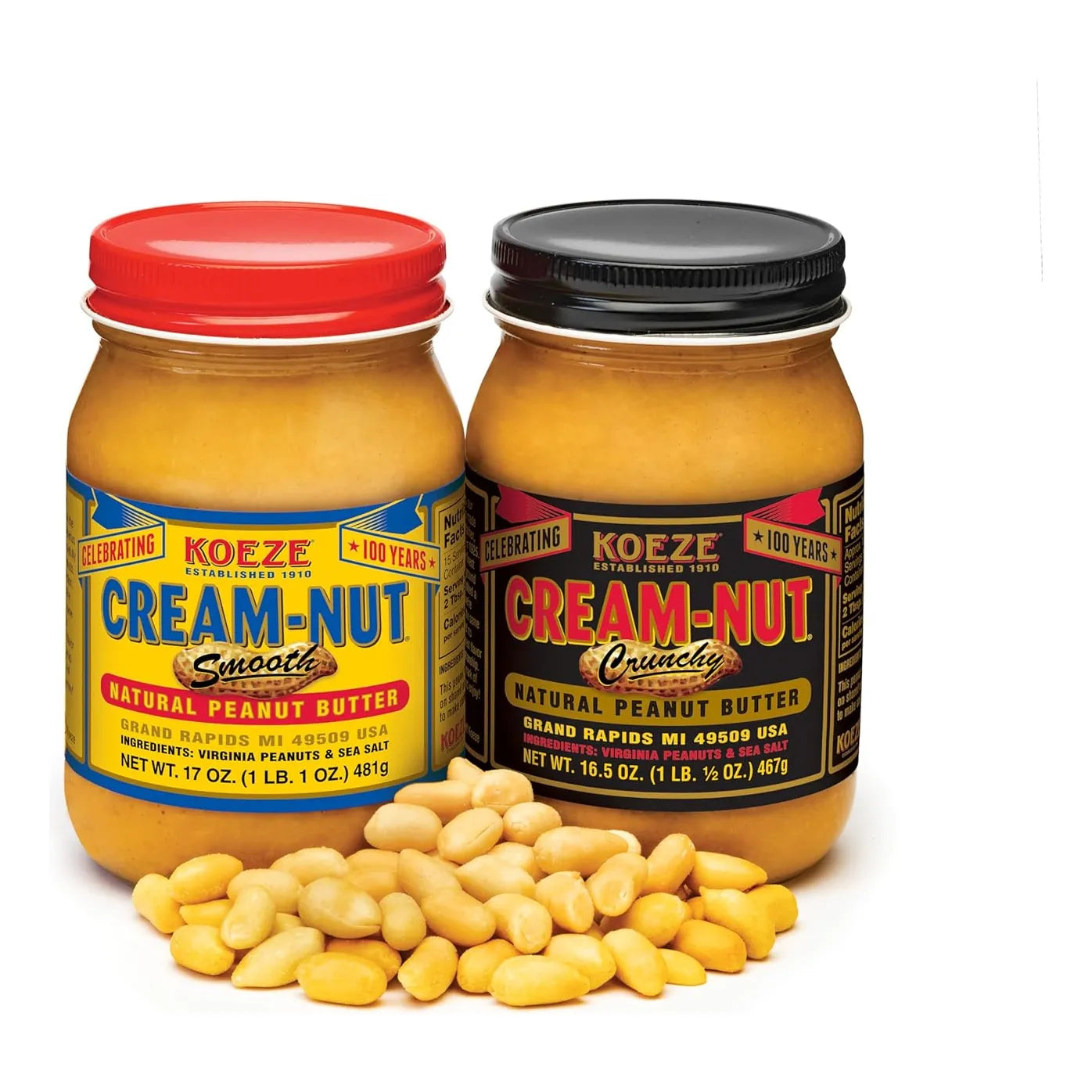 Crema Natural De Nuez Suave Sabor Mantequilla De Maní 500 Gr Importado