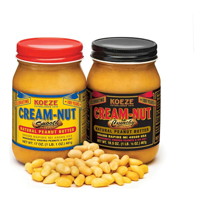 Crema Natural De Nuez Suave Sabor Mantequilla De Maní 500 Gr Importado