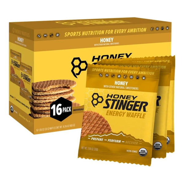 Gofres Organicos Energéticos De Miel Para Ejercicio Y Resistencia Caja De 16 Unidades