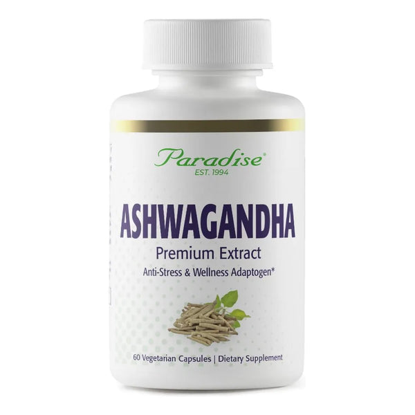 Ashwagandha Organica 60 Capsulas 500 Mg Adaptogeno Ayurvedico Vegano Sin Gluten