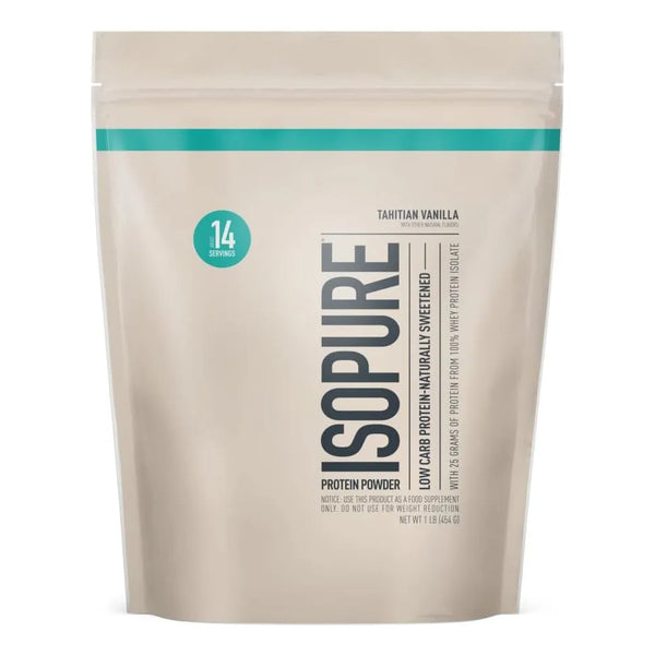 Isopure Polvo De Proteina 100 Aislado Sabor Vainilla 25G Keto Friendly