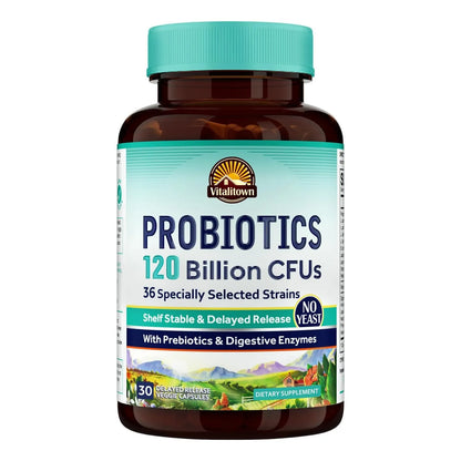 Probioticos 120 Billones + Prebioticos + Enzimas Digestivas 36 Cepas - Imagen 1