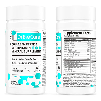 Péptidos De Colágeno Con Vitamina D3 Y Probióticos Para Mujeres Piel Radiante