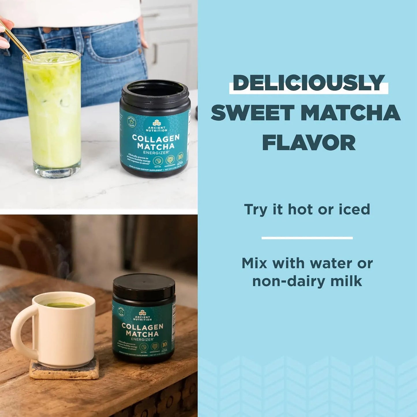 Matcha En Polvo Con Colageno Mct Y Ashwagandha Para Energia Y Bienestar