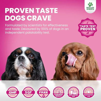 Masticables Suaves Para Piel Y Pelaje De Perros Con Aceite De Salmon Y Colageno 225 Unidades