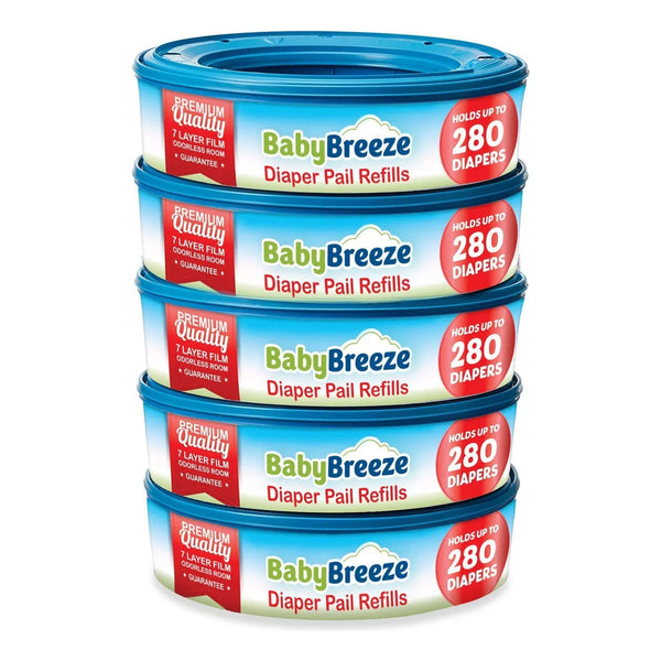 Cartuchos Recambio Bolsas Pañales Playtex Diaper Genie 1400 Unidades Paquete 5