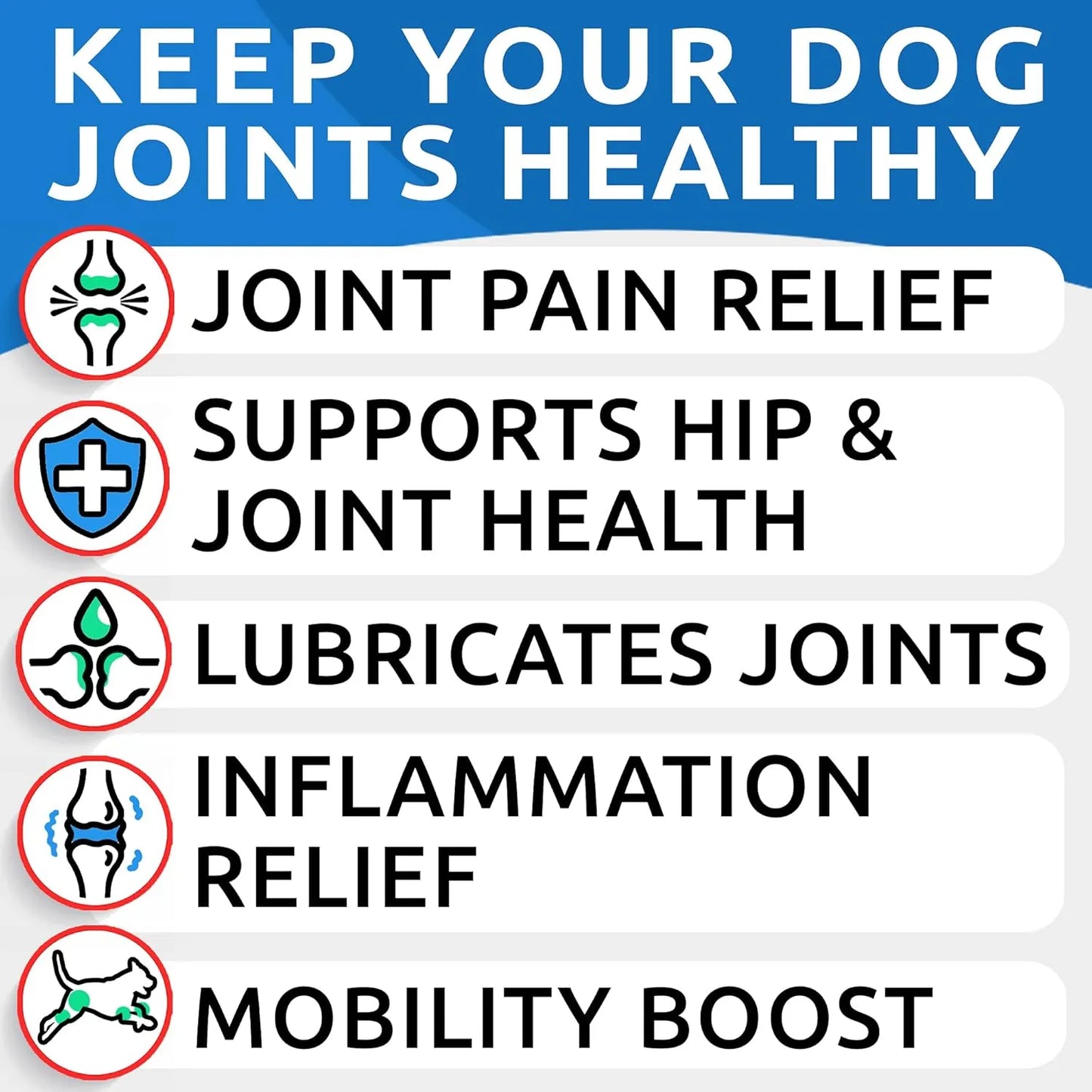 Barkspark Masticables De Glucosamina Condroitina Para Cadera Articulaciones Perros 180 Unidades