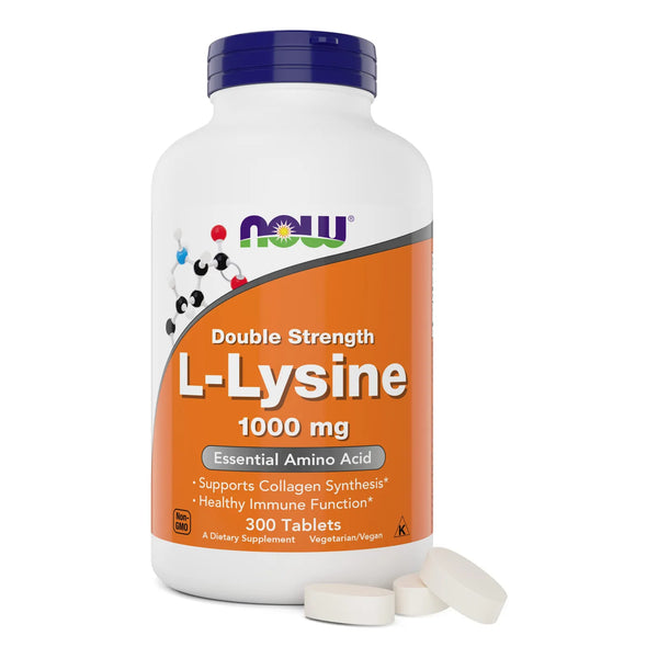 L Lisina 1000 Mg Doble Fuerza 300 Tabletas Suplemento Aminoácidos Vegano