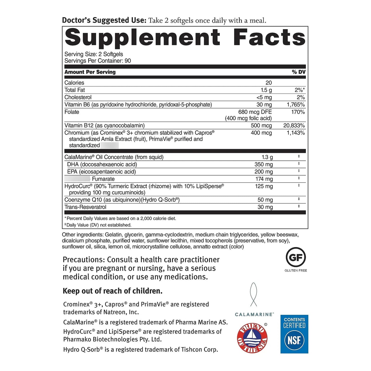 Omega Q Plus Resveratrol Y Cúrcuma Con Coq10 Suplemento Para Circulación Y Salud Cardíaca 90 Días