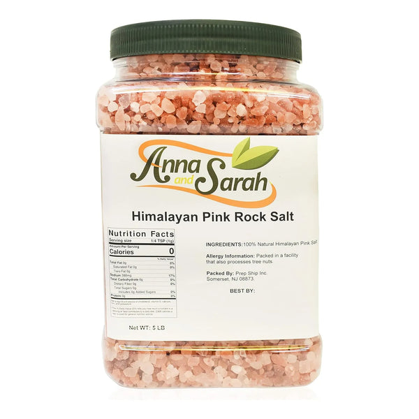 Sal Rosa Del Himalaya En Frasco 2.27 Kg Natural Y Pura Ideal Para Cocina Y Salud
