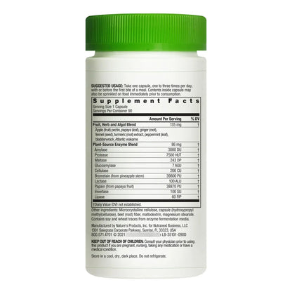 Capsulas Sistema Enzimatico Avanzado 90 Unidades Apoyo Digestivo Vegano