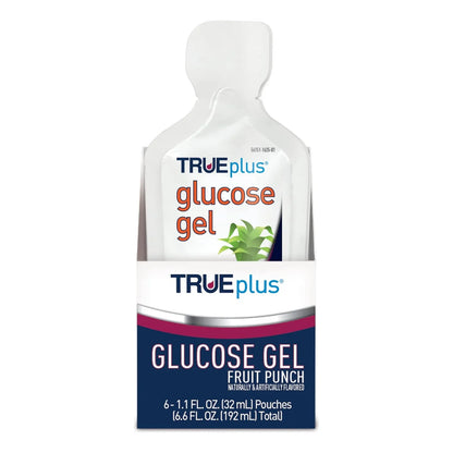 Gel De Glucosa TRUEplus Sabor Ponche De Frutas Energia Rapida Sin Gluten