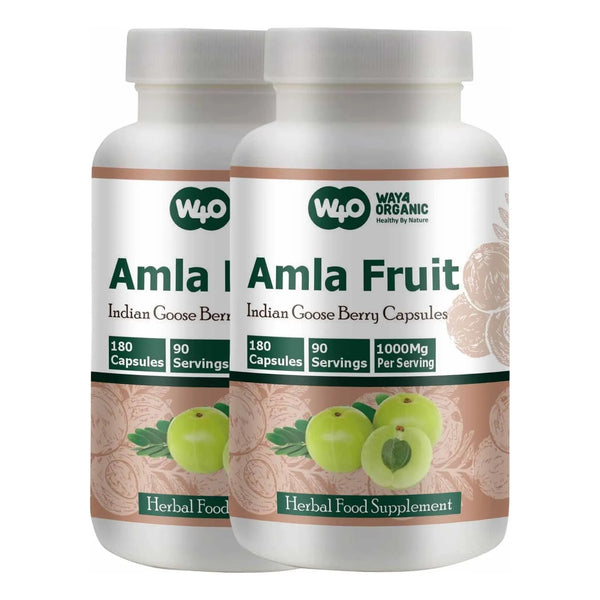 Cápsulas Extracto Fruta Amla 180 Píldoras 1000 Mg Vegano Sin Gluten