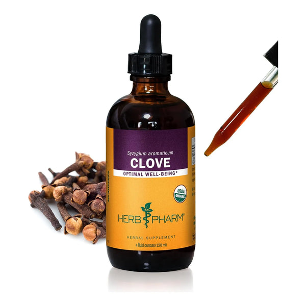 Extracto Liquido Organico De Clavo 120ml Certificado Absorcion Rapida Sin Gluten Ni Omg