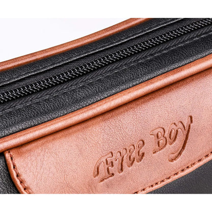 Estuche De Pipa De Cuero Con 2 Tubos Y Accesorios Organizador Premium
