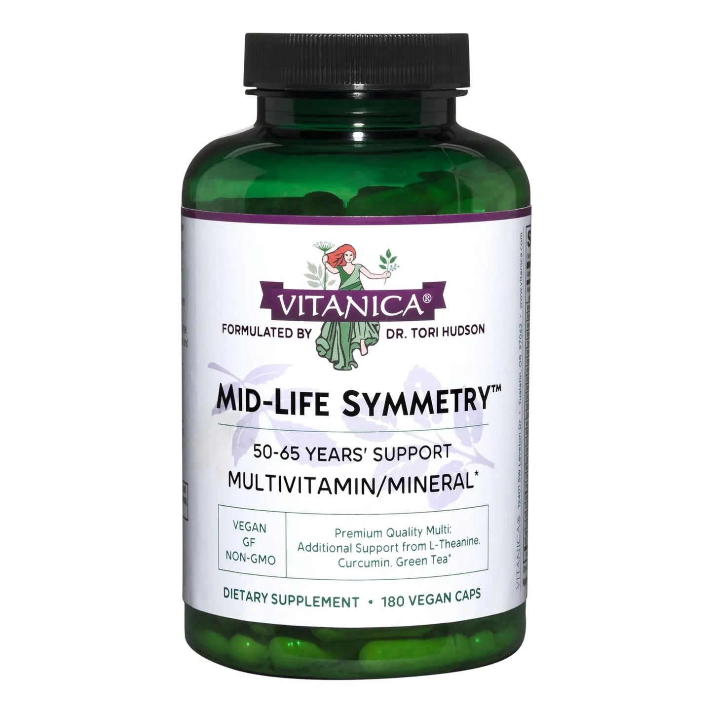 Multivitaminico Mineral Alta Potencia Mujeres 50 65 Años Vegano 180 Capsulas