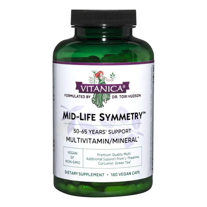 Multivitaminico Mineral Alta Potencia Mujeres 50 65 Años Vegano 180 Capsulas