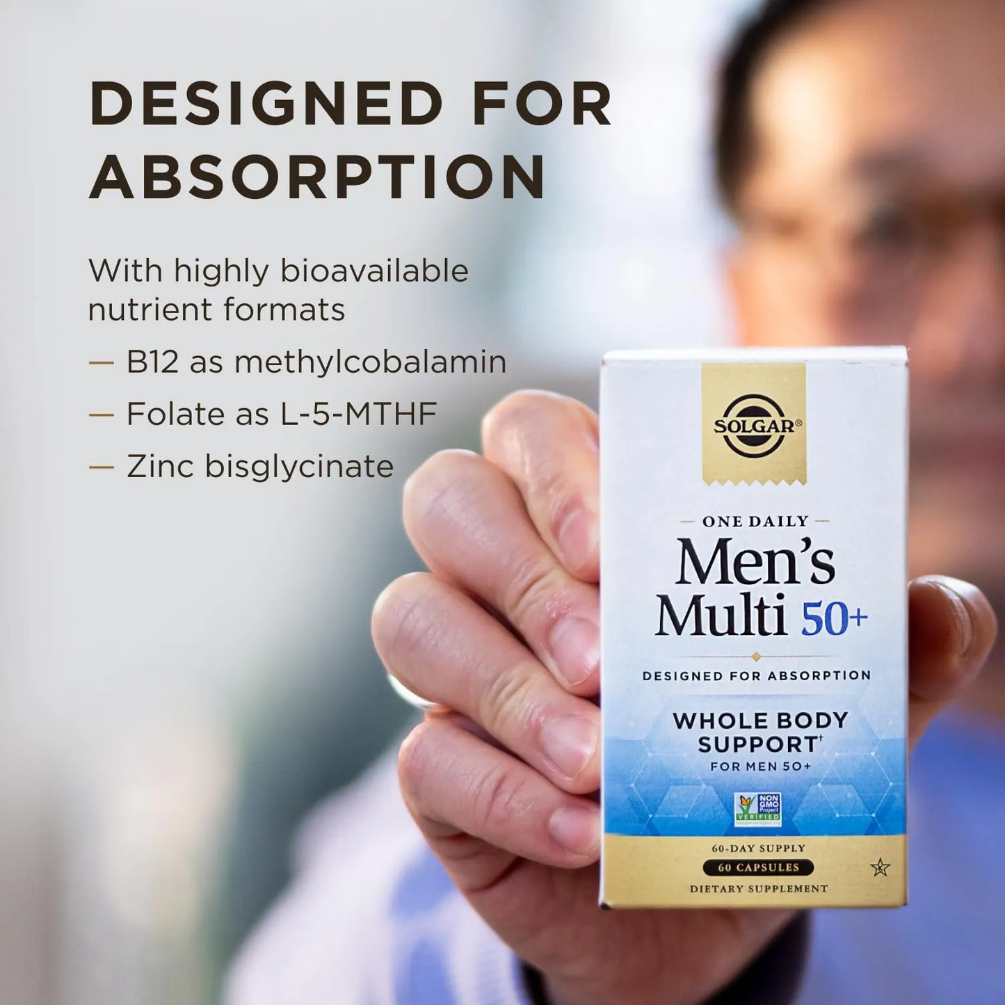 Multivitaminico One Daily Multi 50 Plus Para Hombres Soporte Integral Corazon Huesos Prostata