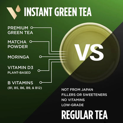 Té Verde Instantáneo Matcha Moringa Energía Y Desintoxicación 24 Sobres