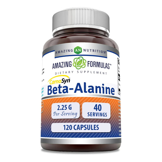 Beta Alanina 2250 Mg 120 Capsulas Suplemento Deportivo Sin Omg Ni Gluten