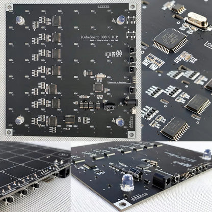 Kit De Luz Led 3D Icubesmart Para Bricolaje 31x31x31 Educativo Y Divertido