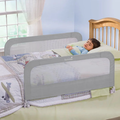 Barrera De Cama Doble De Seguridad Summer Infant Gris Protección Premium
