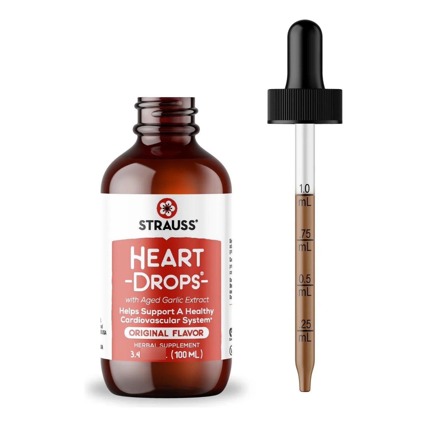 Gotas Naturales Corazón Muérdago Extracto Ajo Añejo Suplemento Cardiovascular Vegano