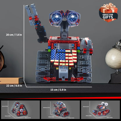 Kit Robot 4 En 1 Programable Con App Luces LED STEM 560 Piezas