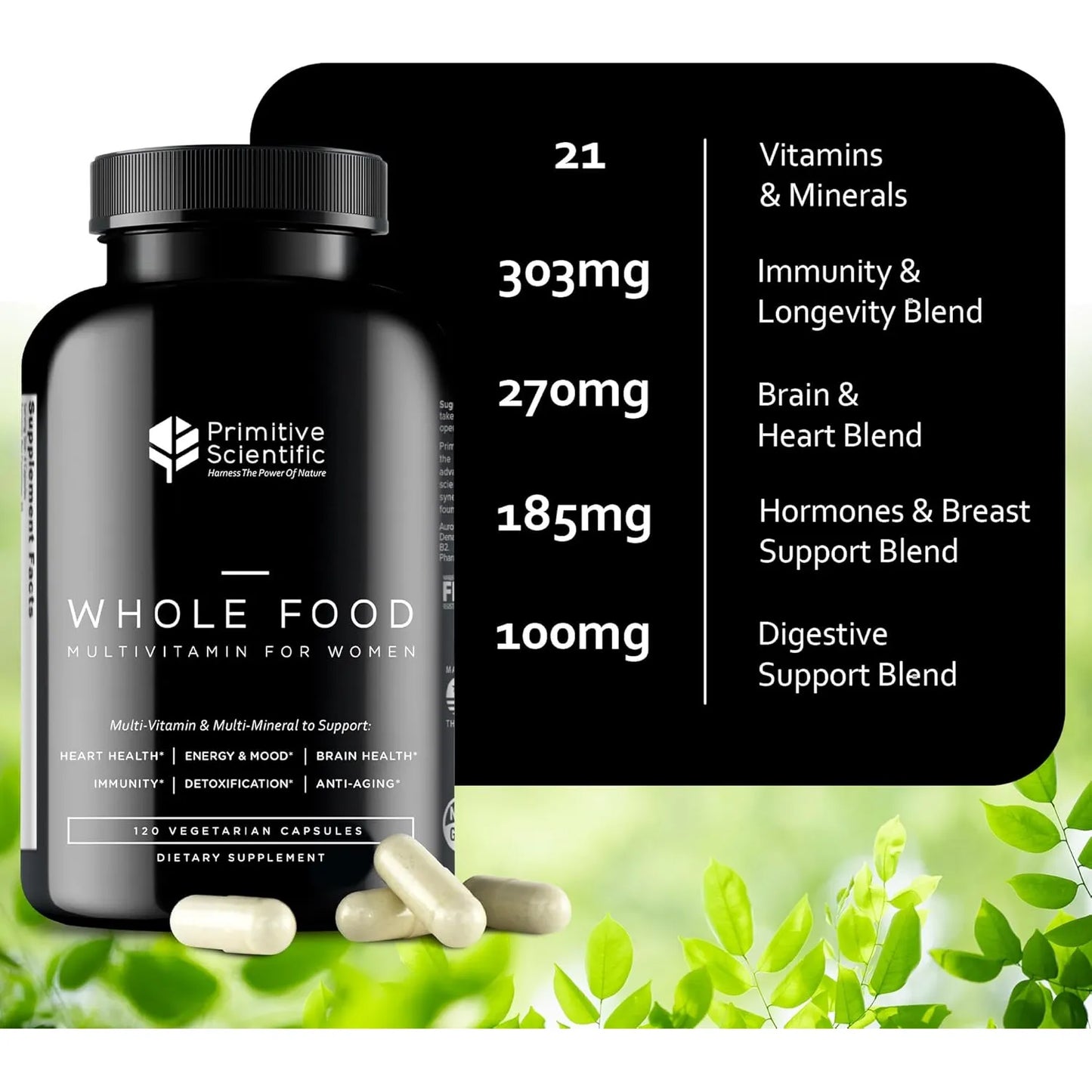 Multivitaminico Integral Femenino 120 Capsulas Apoyo Inmune Y Energia