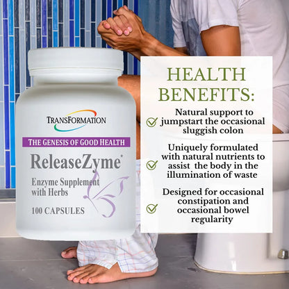 Enzymes ReleaseZyme Blend Suplemento Digestivo Con Hierbas Naturales