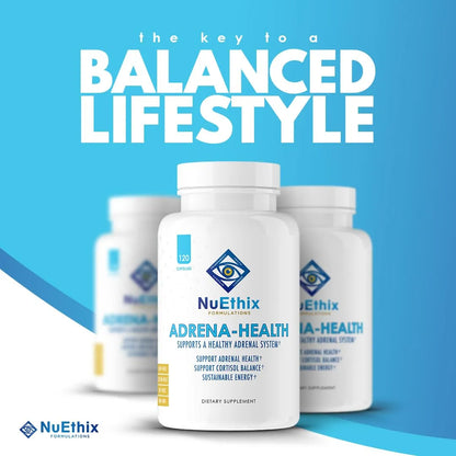 Adrena Health Suplemento Soporte Suprarrenal Energia Y Estado De Animo 120 Capsulas