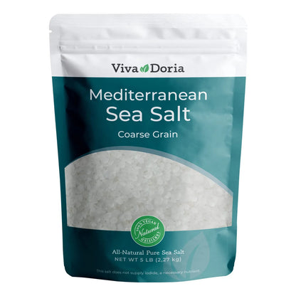 Sal Marina Mediterranea Grano Grueso 2 27 Kg Viva Doria Pura Y Natural