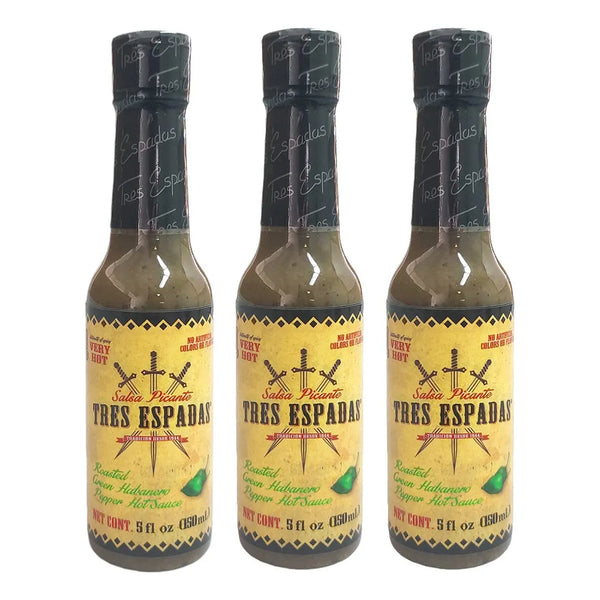 Salsa Picante Habanero Mexicana Pack X3 Botellas 150ml Sabor Gourmet