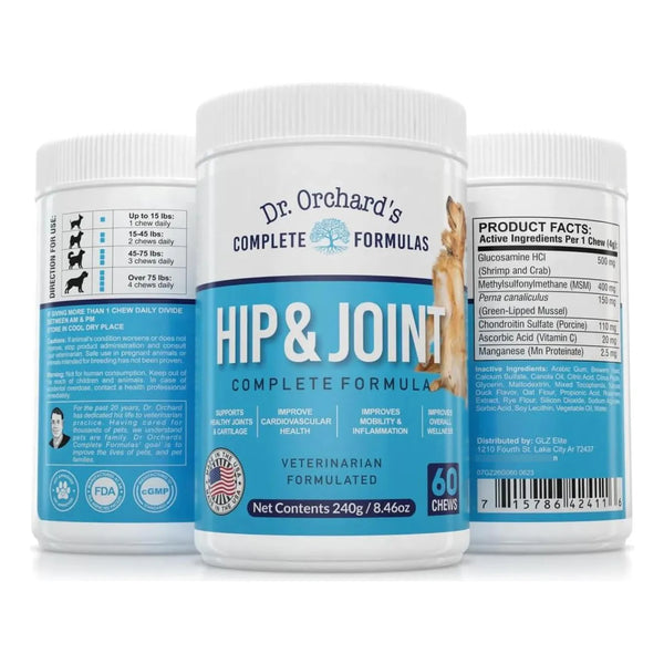 Dr Orchards Masticables Avanzados Cadera Articulaciones Sabor Pato 60 Unidades Alivia Dolor Inflamacion