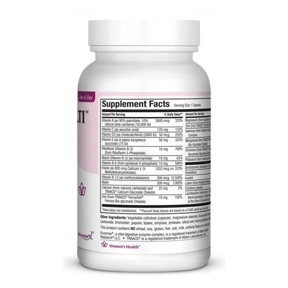 Multivitamina Diaria Femenina 90 Cápsulas Vitaminas A B C D E Calcio Zinc