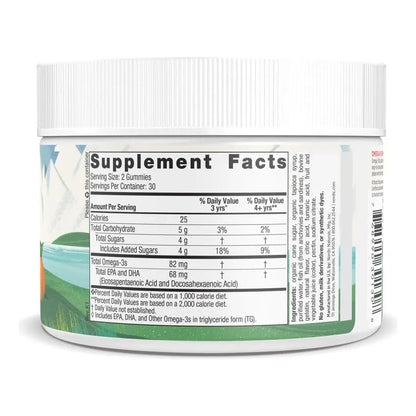 Gomitas Omega 3 Mandarina Nordic Naturals 60 Unidades Con Epa Dha