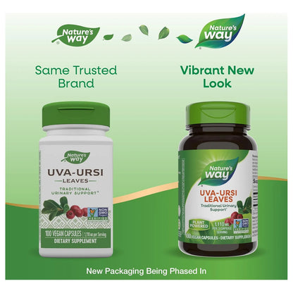 Uva Ursi 1110 Mg Soporte Urinario Tradicional 100 Capsulas Veganas NatureS Way