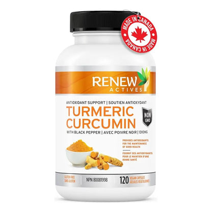 Cúrcuma Orgánica Con Pimienta Negra Antioxidante 120 Cápsulas Salud Digestiva