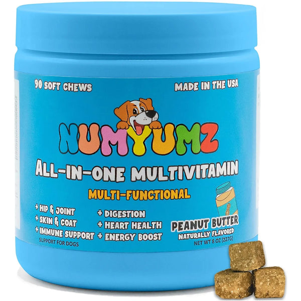 Multivitaminico Natural Perros 15 En 1 Masticable Salud Articulaciones Piel