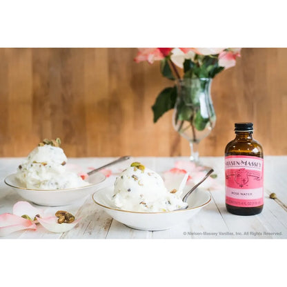 Agua De Rosas Nielsen Massey 60 Ml Para Hornear Y Cocinar Aroma Premium