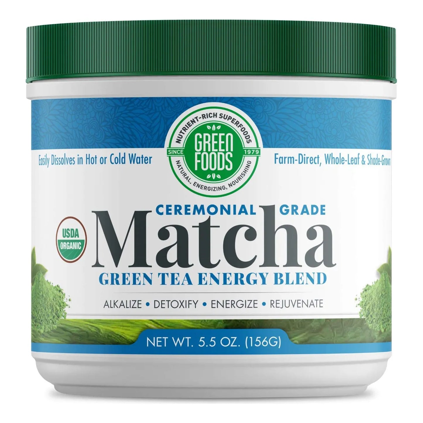 Té Verde Matcha Orgánico En Polvo 100G Sabor Intenso Antioxidante Importado