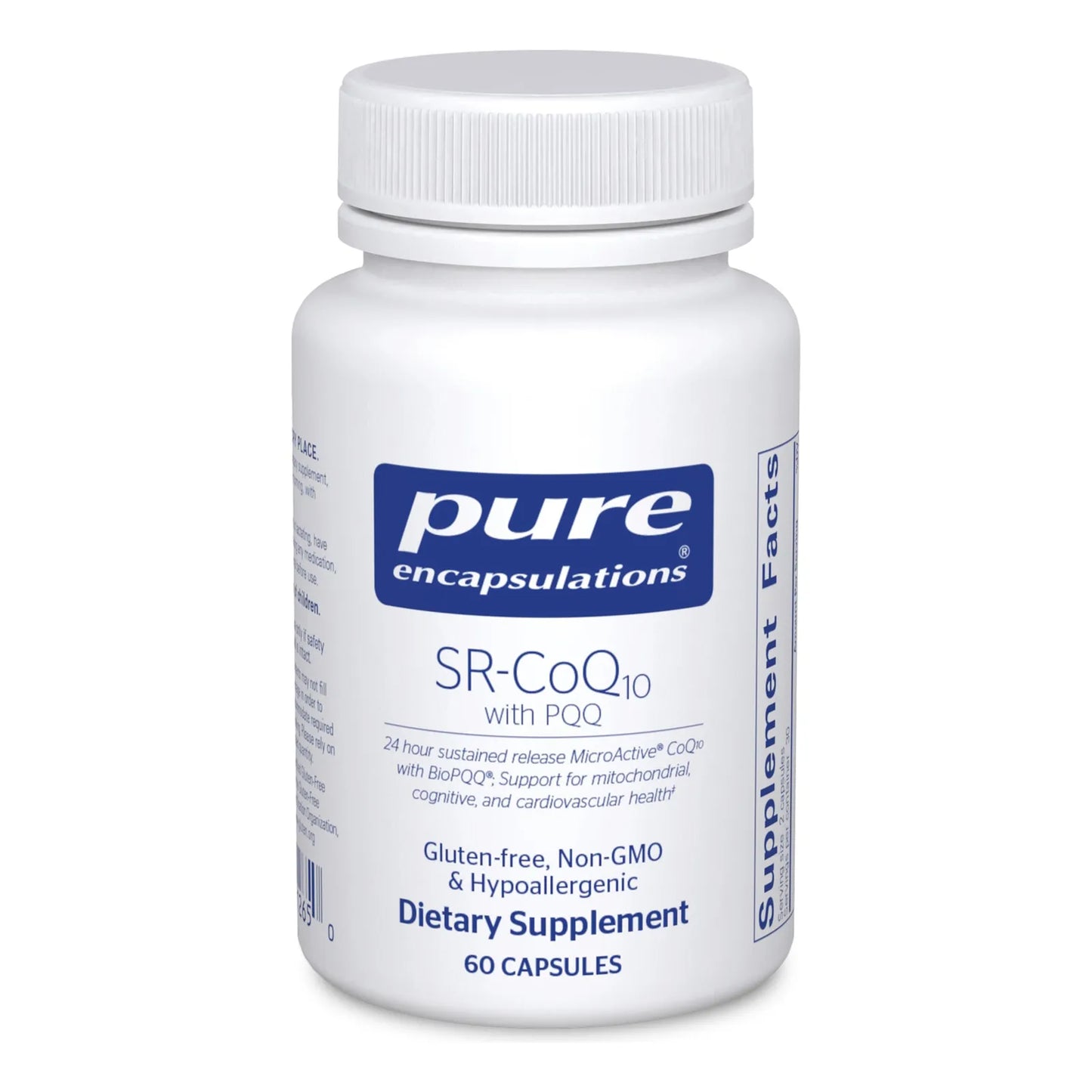 Sr Coq10 Con Pqq Apoyo Salud Cardíaca Liberación Sostenida 60 Cápsulas