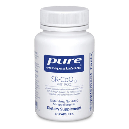 Sr Coq10 Con Pqq Apoyo Salud Cardíaca Liberación Sostenida 60 Cápsulas